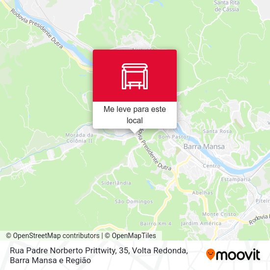 Rua Padre Norberto Prittwity, 35 mapa
