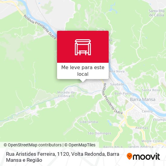 Rua Aristides Ferreira, 1120 mapa