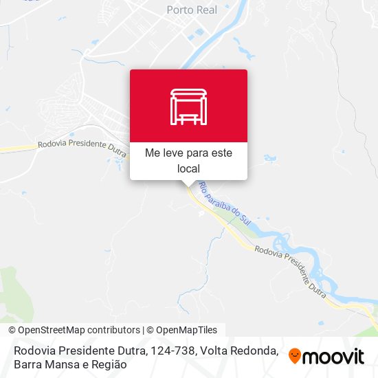 Rodovia Presidente Dutra, 124-738 mapa