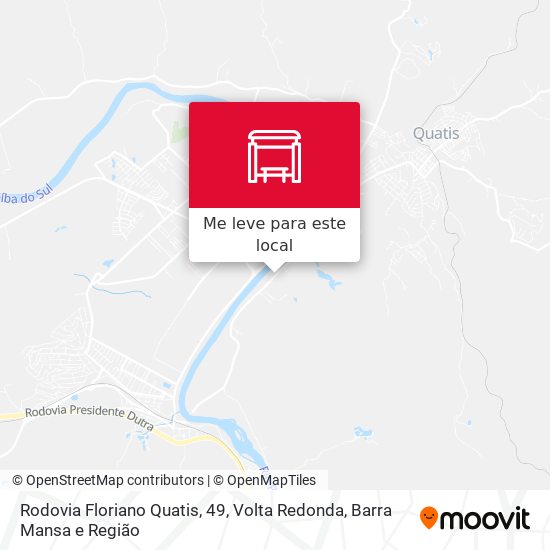 Rodovia Floriano Quatis, 49 mapa