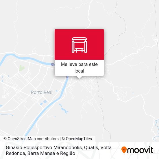Ginásio Poliesportivo Mirandópolis, Quatis mapa