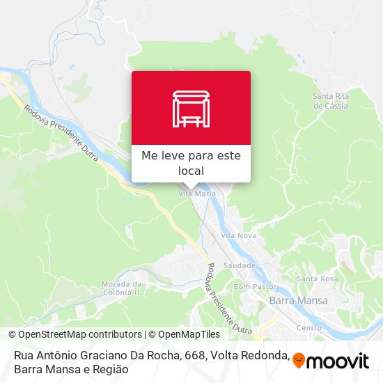 Rua Antônio Graciano Da Rocha, 668 mapa