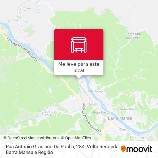 Rua Antônio Graciano Da Rocha, 284 mapa