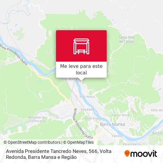 Avenida Presidente Tancredo Neves, 566 mapa