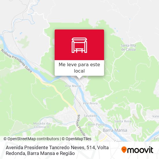 Avenida Presidente Tancredo Neves, 514 mapa