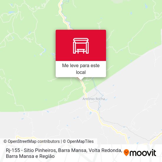 Rj-155 - Sítio Pinheiros, Barra Mansa mapa