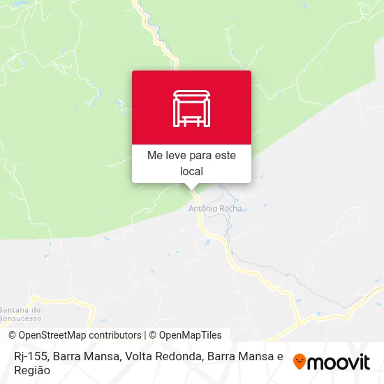 Rj-155, Barra Mansa mapa