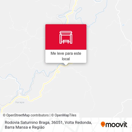 Rodovia Saturnino Braga, 36051 mapa