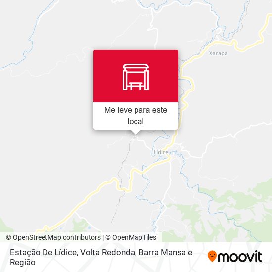 Estação De Lídice mapa