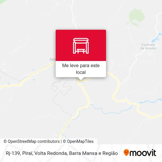 Rj-139, Piraí mapa