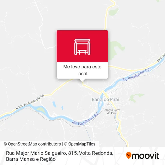 Rua Major Mario Salgueiro, 815 mapa