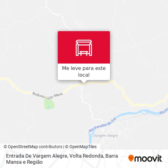 Entrada De Vargem Alegre mapa