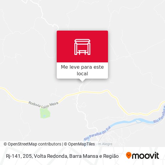 Rj-141, 205 mapa