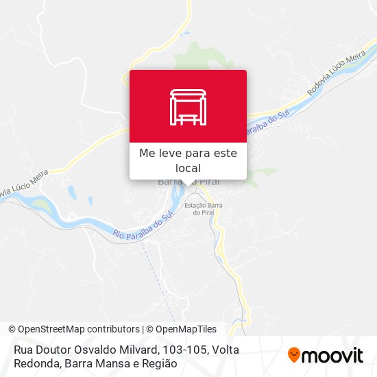 Rua Doutor Osvaldo Milvard, 103-105 mapa