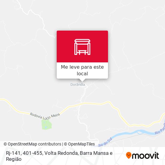 Rj-141, 401-455 mapa