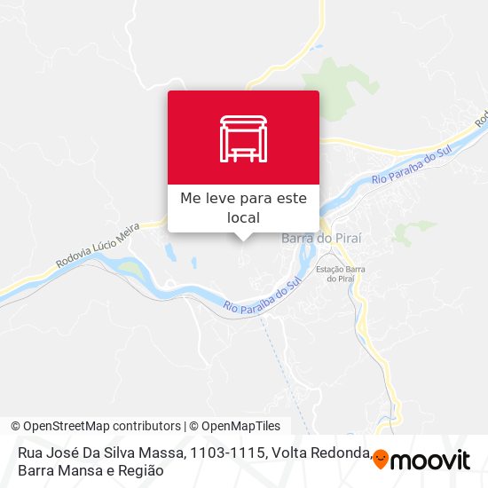 Rua José Da Silva Massa, 1103-1115 mapa