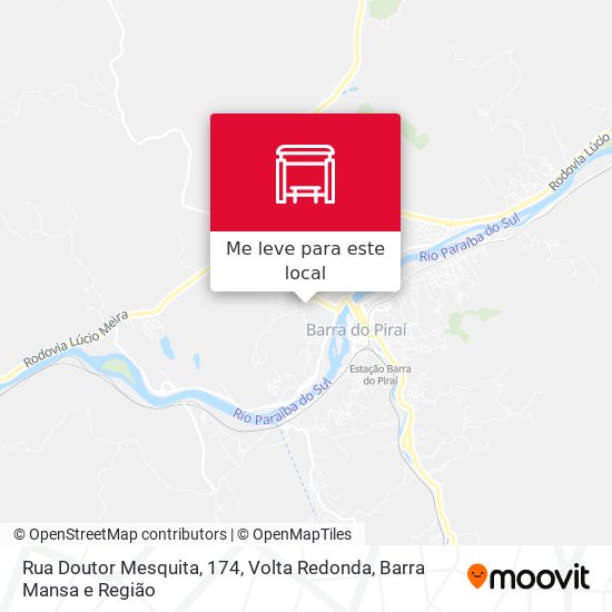 Rua Doutor Mesquita, 174 mapa