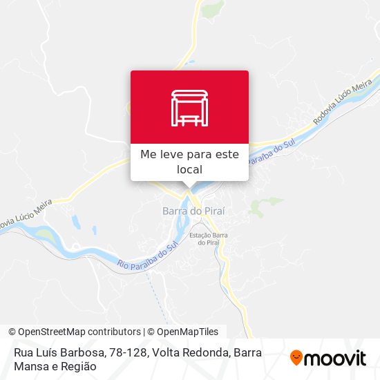 Rua Luís Barbosa, 78-128 mapa