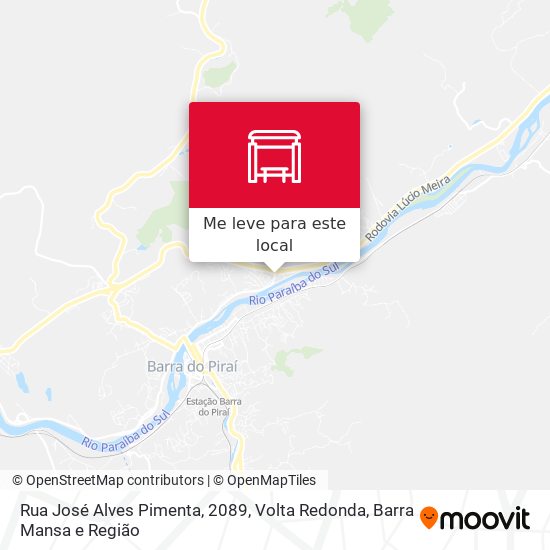 Rua José Alves Pimenta, 2089 mapa