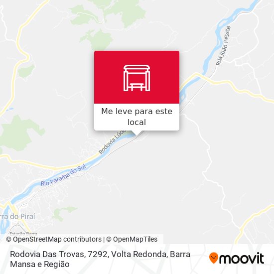 Rodovia Das Trovas, 7292 mapa