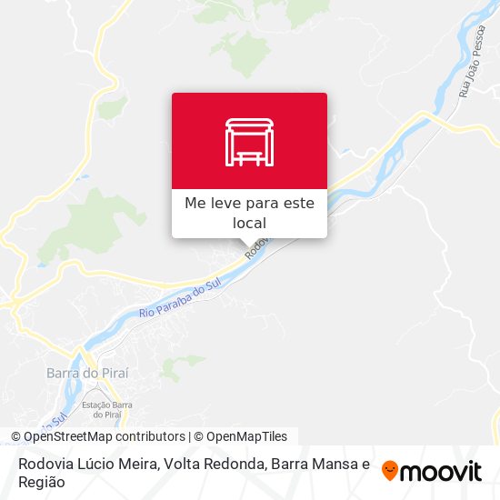 Rodovia Lúcio Meira mapa