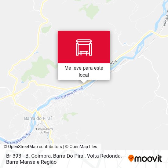 Br-393 - B. Coimbra, Barra Do Piraí mapa