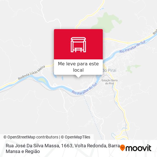 Rua José Da Silva Massa, 1663 mapa