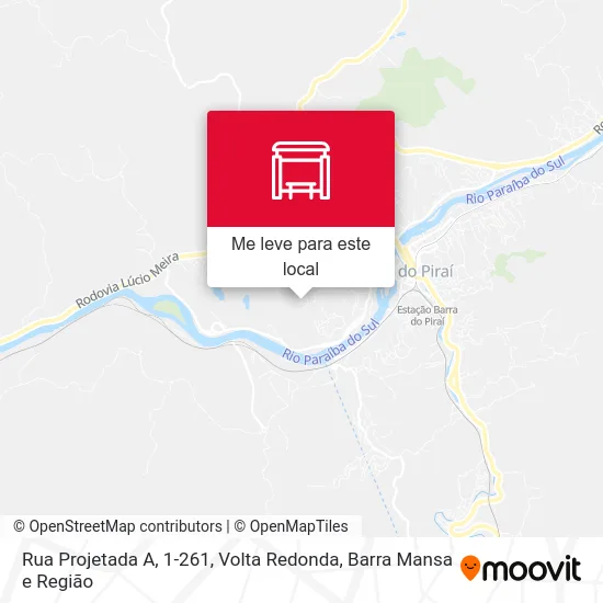 Rua Projetada A, 1-261 mapa