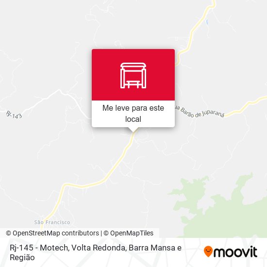 Rj-145 - Motech mapa