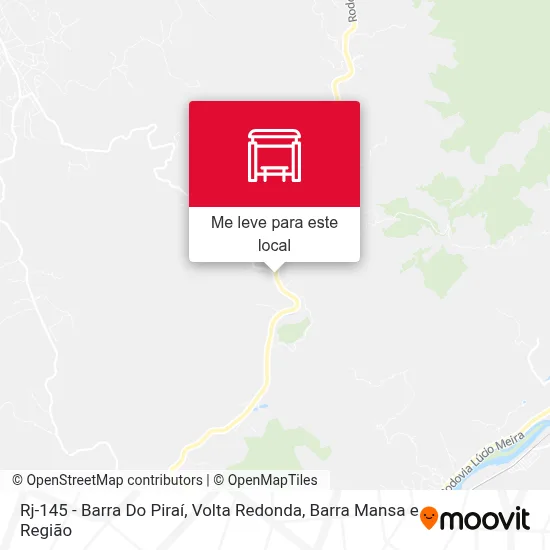 Rj-145 - Barra Do Piraí mapa