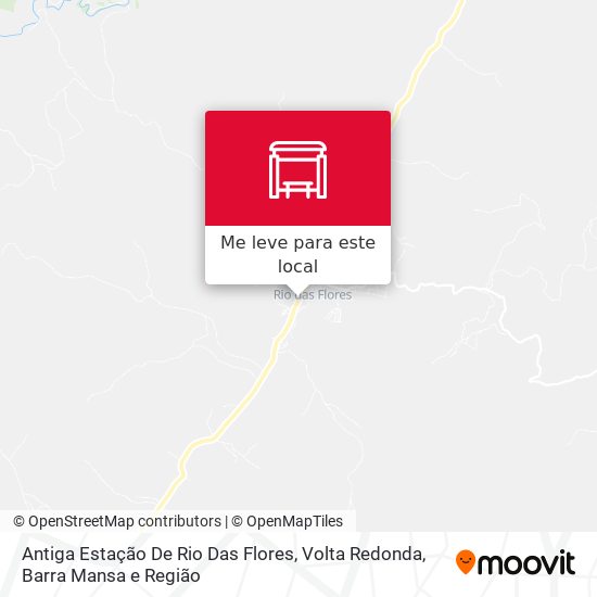 Antiga Estação De Rio Das Flores mapa
