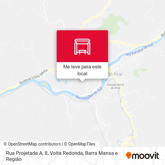 Rua Projetada A, 8 mapa