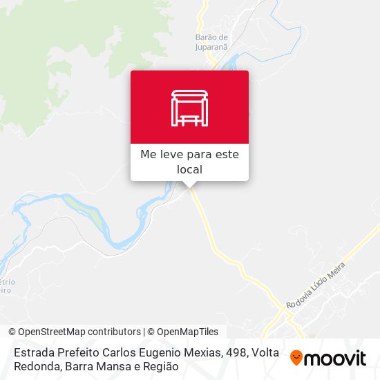 Estrada Prefeito Carlos Eugenio Mexias, 498 mapa