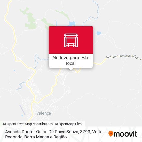 Avenida Doutor Osiris De Paiva Souza, 3793 mapa