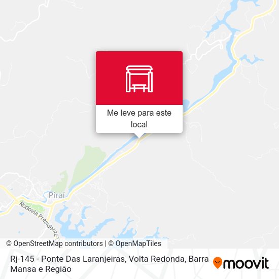 Rj-145 - Ponte Das Laranjeiras mapa