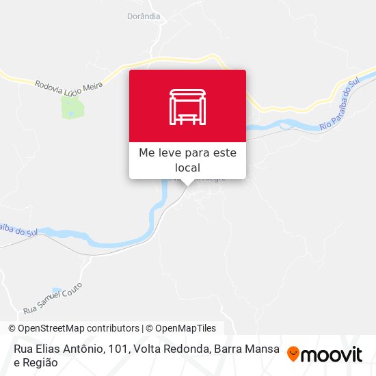 Rua Elias Antônio, 101 mapa