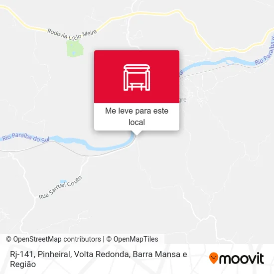 Rj-141, Pinheiral mapa