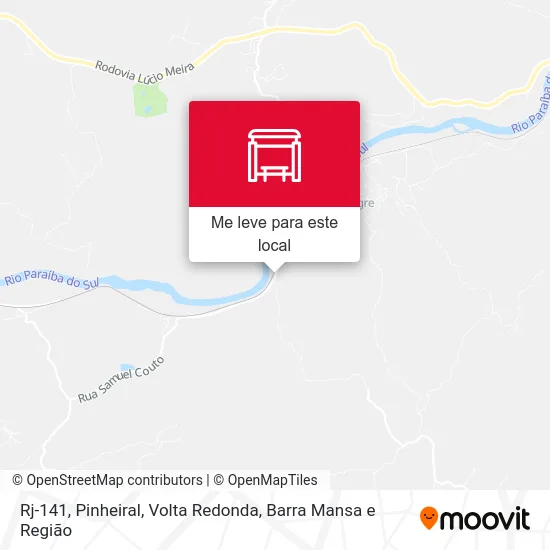 Rj-141, Pinheiral mapa