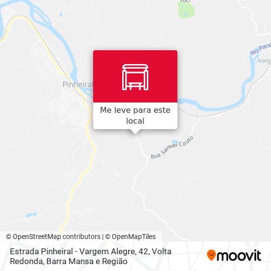 Estrada Pinheiral - Vargem Alegre, 42 mapa