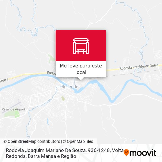 Rodovia Joaquim Mariano De Souza, 936-1248 mapa