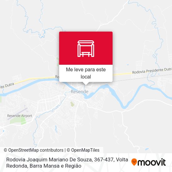Rodovia Joaquim Mariano De Souza, 367-437 mapa