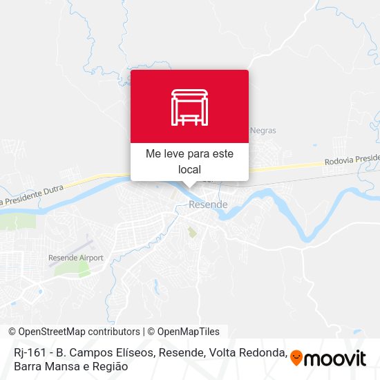 Rj-161 - B. Campos Elíseos, Resende mapa