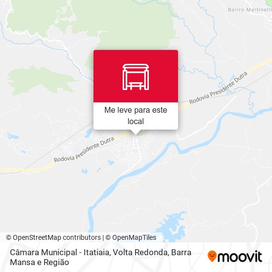 Câmara Municipal - Itatiaia mapa