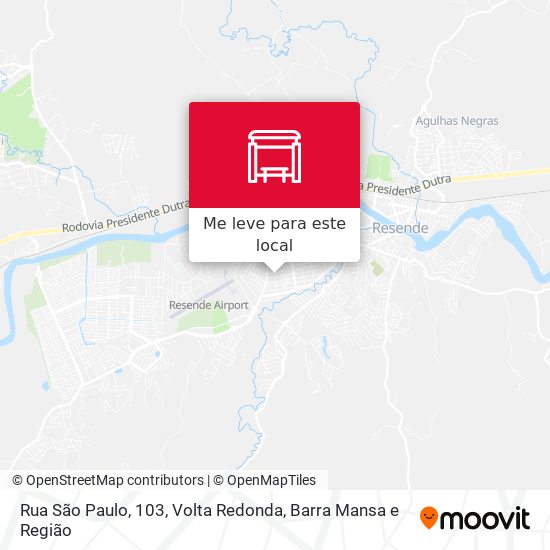 Rua São Paulo, 103 mapa