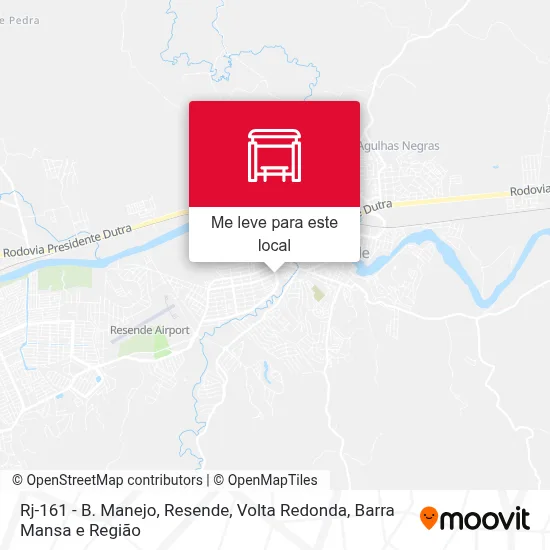 Rj-161 - B. Manejo, Resende mapa