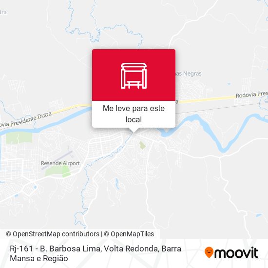 Rj-161 - B. Barbosa Lima mapa