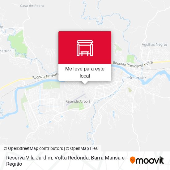 Reserva Vila Jardim mapa