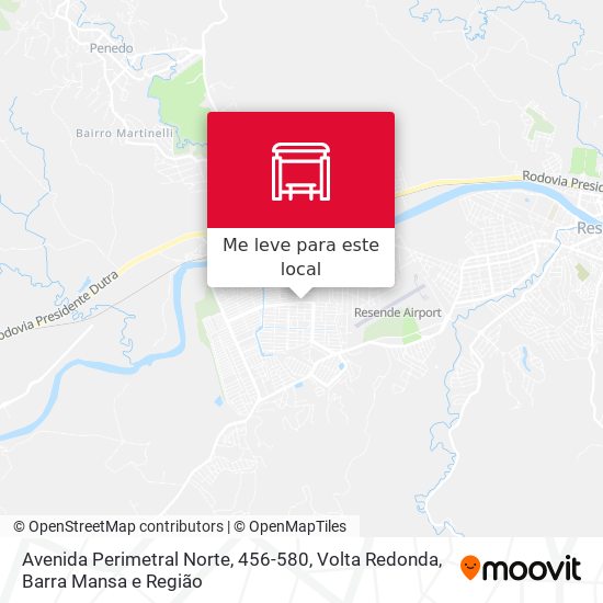 Avenida Perimetral Norte, 456-580 mapa