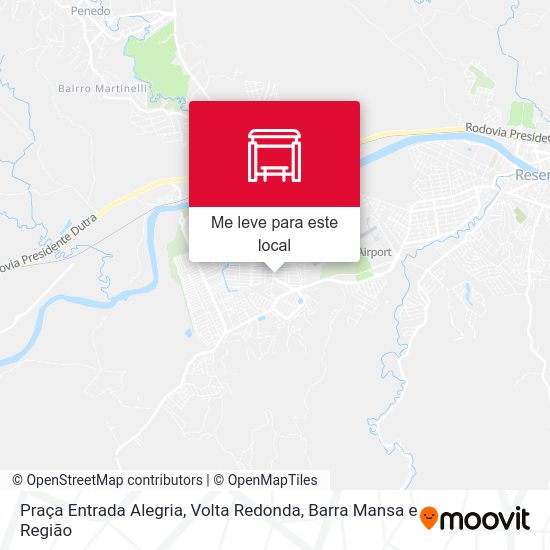 Praça Entrada Alegria mapa