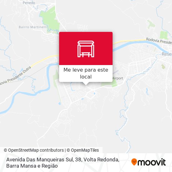 Avenida Das Manqueiras Sul, 38 mapa